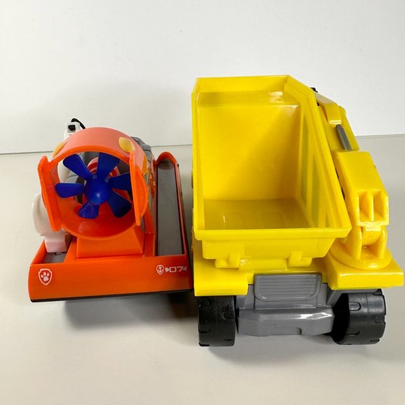 Toys Paw Patrol Hovercraft Type Rescue Unit and Rescue Bulldozer Moveable Scoop - Picture 3 of 7